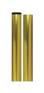 6' x 1" x 2 Pce Aluminum Marching/Spirit Pole-Gold