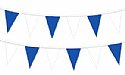 12"x18" Blue and White String Pennant-105'/4ml