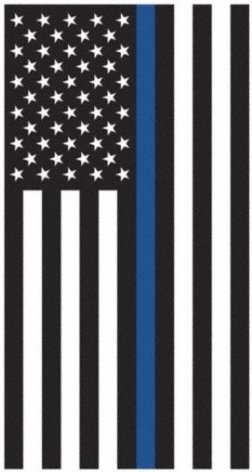 U.S. Thin Blue Line Flag 3'x5'