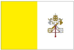 Papal (Vatican City), 4'x6', Heading & Grommets