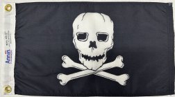 Fun Flags - Pirates - Jolly Roger 12"x18"