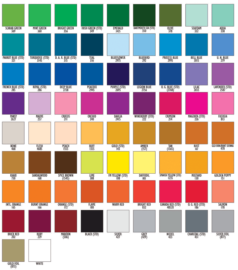 purple  color chart