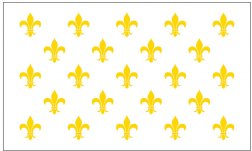 French Fleur De Lis-White 23