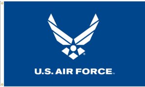 3’x5’ Nylon Air Force Logo Flag