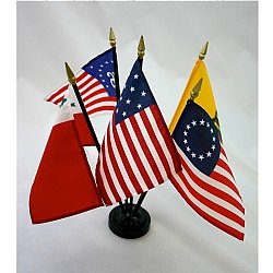 Colonial Minature Flag Set 1