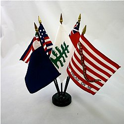 Colonial Minature Flag Set 2