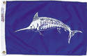 Fun Flags - Fish - White Marlin on royal blue