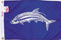 Fun Flags - Fish - Tarpon on royal blue
