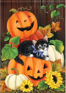 Halloween - Happy Halloween Kitty - Printed