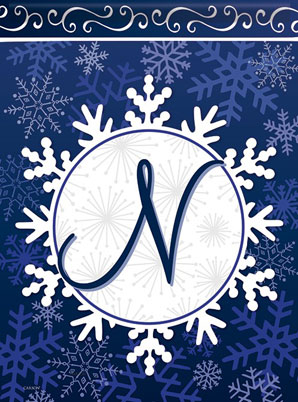 Monogramsale - Snowflake Monogram - N