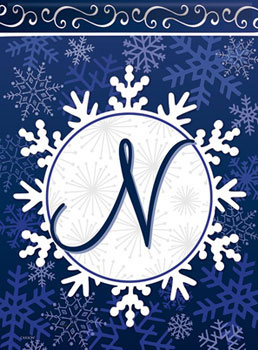 Monogramsale - Snowflake Monogram - N