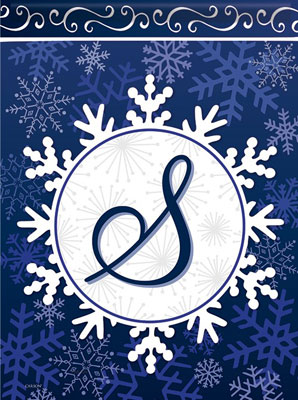 SnowflakeSale Monogram - S