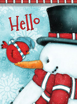 Winter - Hello Snowman - Printed