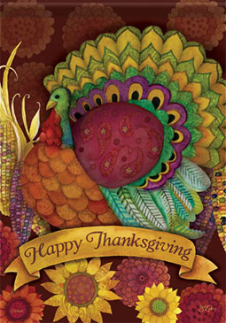 Thanksgiving - Colorful Turkey