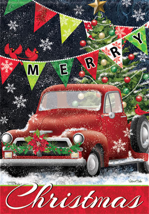 Christmas - Red Truck Christmas - Printed