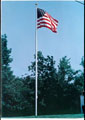 Sectional Flagpole - 18' R. W. S.-White