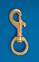 3" Solid Brass Snap Hook