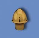 Orn- Solid Brass Slip Fit Acorn for 1" Pole