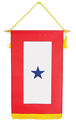 8"x12" Military Service Banner- 1 Blue Star
