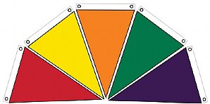 3'x5' Air Quality Pennants - Set of 5