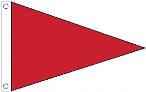 3'x5' Air Quality Pennant - Canada Red