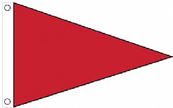 3'x5' Air Quality Pennant - Canada Red