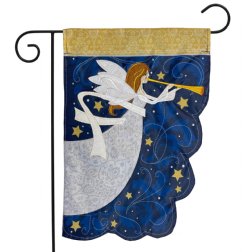 Christmas - Angel Applique Garden Flag