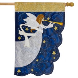 Angel Applique House Flag