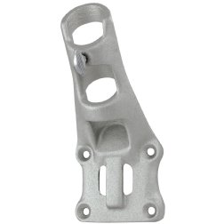 1" Cast Aluminum Bracket w/thumb screw - Silver (EF)