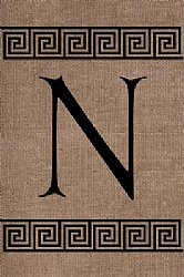 MonogramSale - Burlap - N