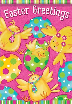 Easter - Easter Greetings Chicks - Printed
