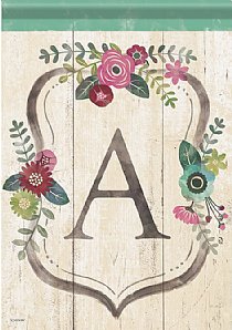 Monogram - Floral Monogram - A