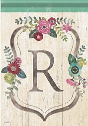 Monogram - Floral Monogram - R