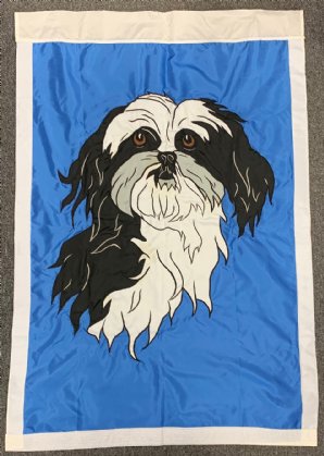 Dog Banners – Havanese – Banner with White Borders.