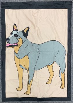 Dog Banners – Australian Cattle Dog – Banner with Black Borders