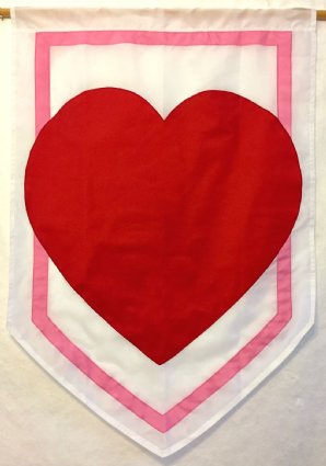 Valentine's Day - Red Heart with Border