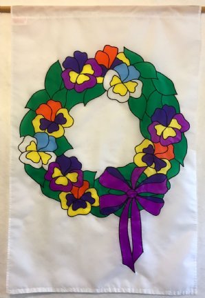 Flowers - Pansy Wreath