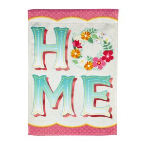 Summer - Welcome Home Garden Suede Flag