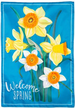 Spring Daffodils Garden Flag