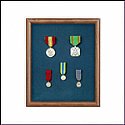 10" x12" Medals Case - Oak