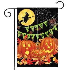 Halloween - Halloween Haunts House Flag - Printed