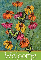 Insects - Monarchs & Sunflowers Welcome
