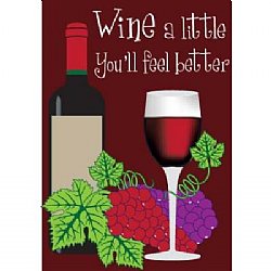 Hospitality - Wine A Little - Applique