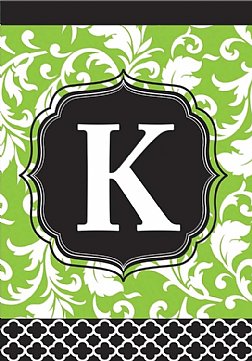 Monograms - Black and Green - K