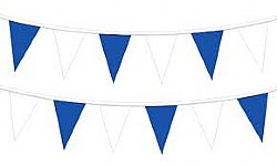 12"x18" Blue and White String Pennant-105'/4ml