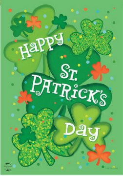 St. Patrick's Day - Celebration House Flag - Printed