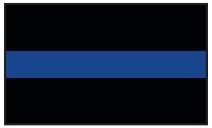 Thin Blue Line Flag 3'x5'