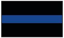 Thin Blue Line Flag 3'x5'