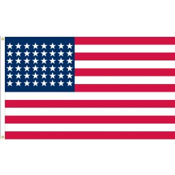 U.S. 48 Star (1912-1959), 3'x5', Nylon, Heading & Grommets