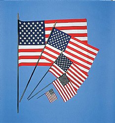 4"x6" U.S. Mounted Flag